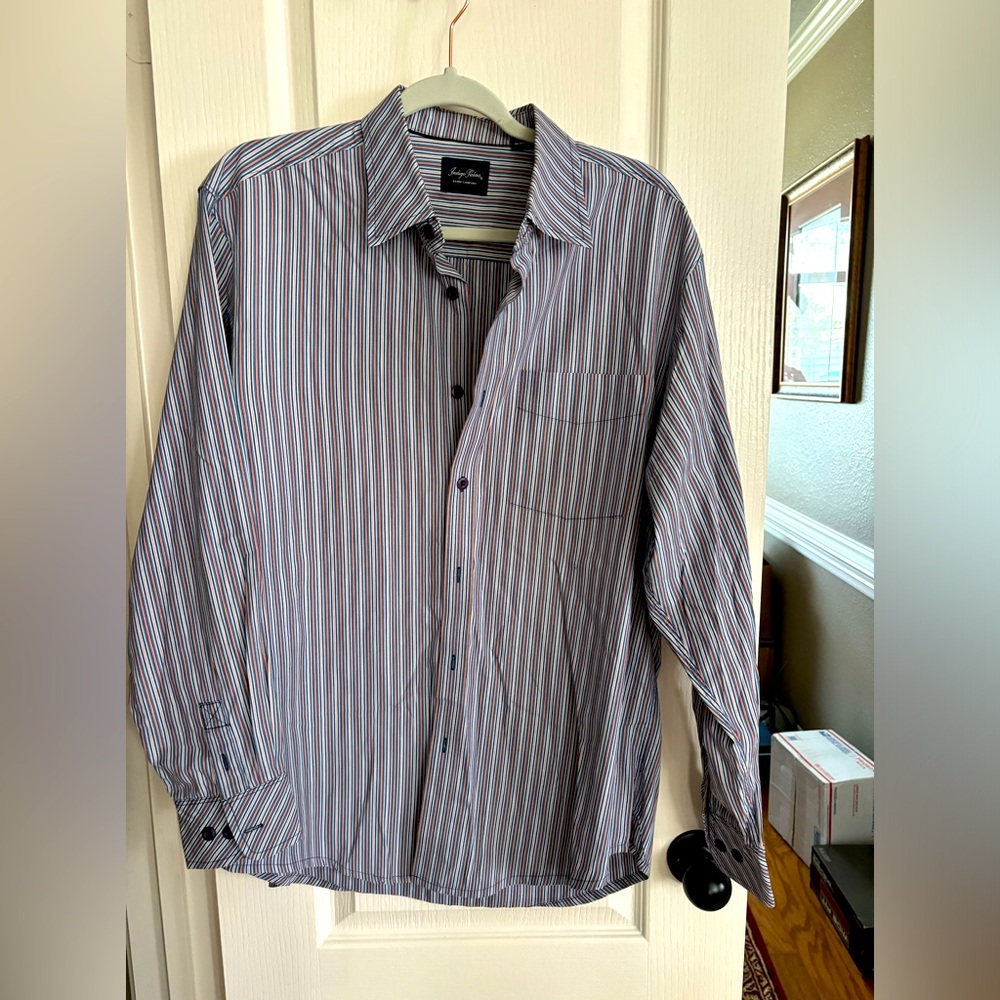 Indigo Palms.‎ Size large men’s dress shirt. Great condition.